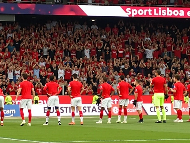 Empate Entre Benfica e Moreirense em Primeiro Tempo de Jogo Interrompido